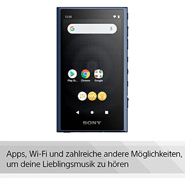 Sony Walkman NW-A306 Touchscreen MP3 Player - 32GB, Bis zu 36h Akkulaufzeit, Verbesserte Soundqualität, Wi-Fi-kompatibel für direkten Musikdownload & Musikstreaming, blau – Bild 3