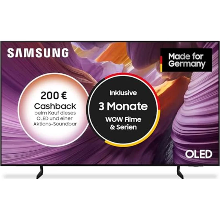 Samsung OLED 4K S85F, 65 Zoll (163 cm) UHD Fernseher mit NQ4 AI Gen2 Prozessor, Dolby Atmos, Pantone-validierten Farben, Gaming-Hub und Knox Security – Bild 2