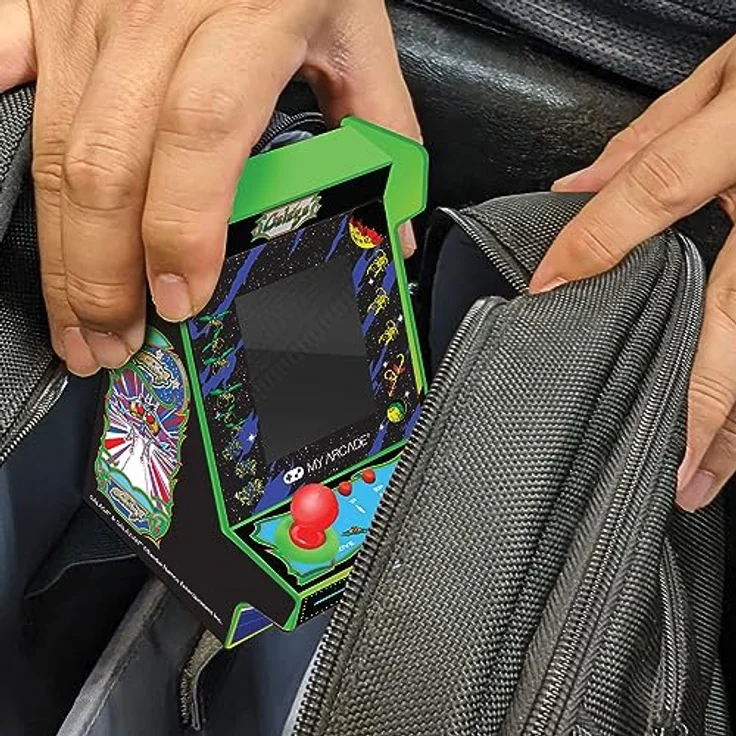 My Arcade Nano Player Galaga, Handheld Konsole mit 2 Spielen und 4,5 Zoll Farbdisplay – Bild 5