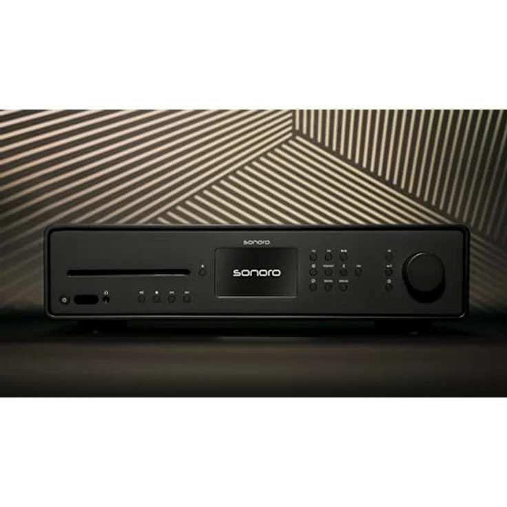 sonoro Maestro Quantum HiFi-Receiver mit CD Player, Bluetooth und Internetradio - Matt Schwarz – Bild 2