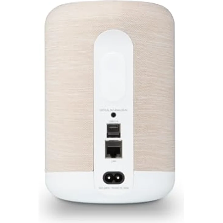 Bluesound Pulse Flex, kabelloser Bluetooth Hi-Res All-in-One-Lautsprecher mit AirPlay 2, Spotify Connect, Alexa Skills, Multiroom-Audio – (Weiß/Hellbraun) – Bild 3