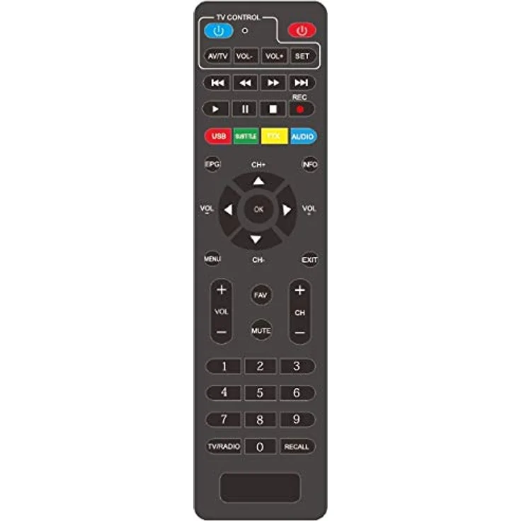 DIPROGRESS DPT202SB Digitaler terrestrischer Scart Stick DVB-T2 H265/HEVC Main 10 mit Universal-Fernbedienung für TV – Bild 3