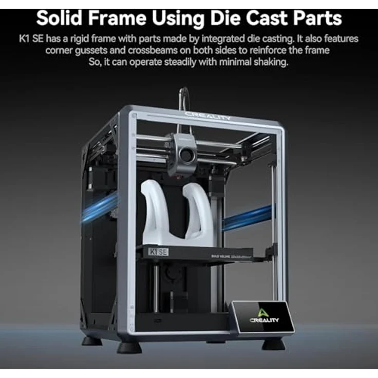Creality K1 SE 3D-Drucker, schnelle CoreXY-Architektur, langlebige Tri-Metall-Düse, DIY-freundlich – Bild 6