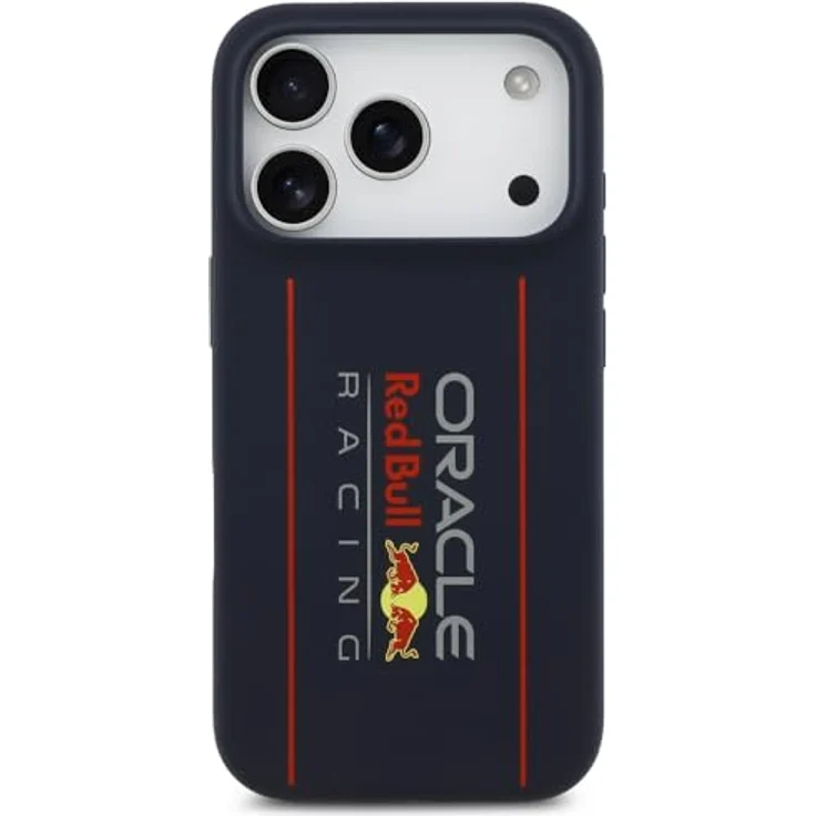 Red Bull Silicone Oversize Vertical Logo MagSafe Case, Smartphone Hülle für iPhone 17 Pro, Navy Blue – Bild 3