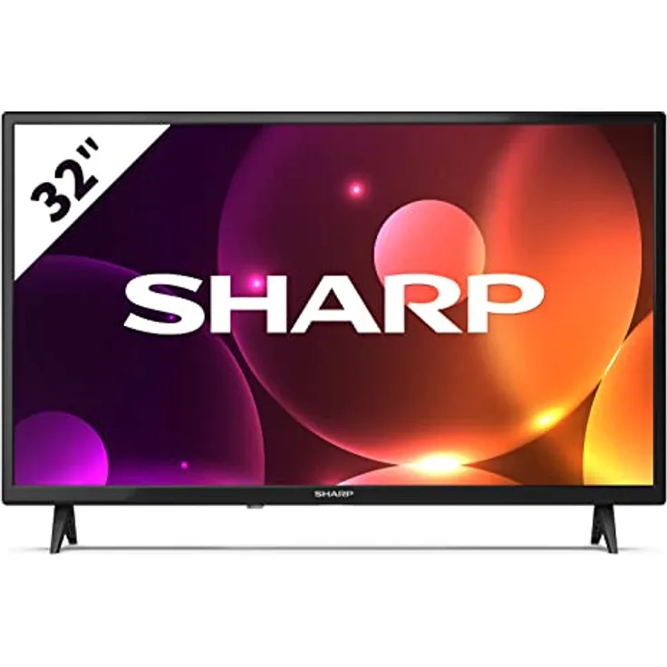 SHARP LED Fernseher 80 cm (32 Zoll) HD Ready DVB-S2, DVB-T2, DVB-C, USB, 3 x HDMI 32FA2E