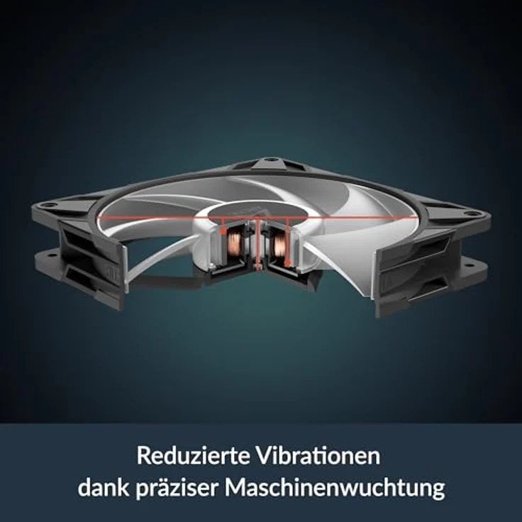 ARCTIC P14 Pro A-RGB PWM-Lüfter, 3er-Pack, 140mm, schwarz, hoher statischer Druck, adressierbare RGB-Beleuchtung, leises Fluidlager – Bild 4