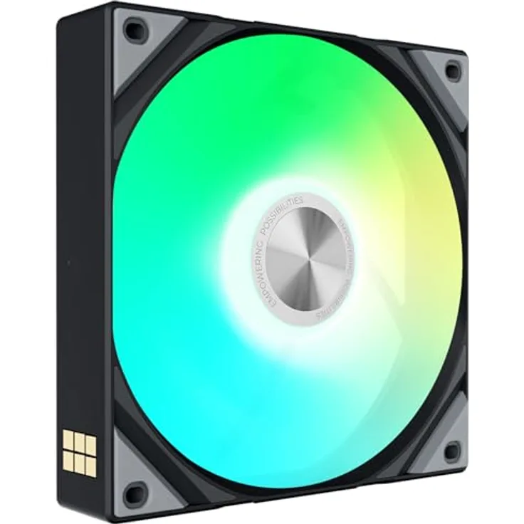 TRYX ROTA SL ARGB Lüfter, 3er-Pack, 120 mm, schwarz, mit magnetischem Kabel und Anti-Vibrationspads