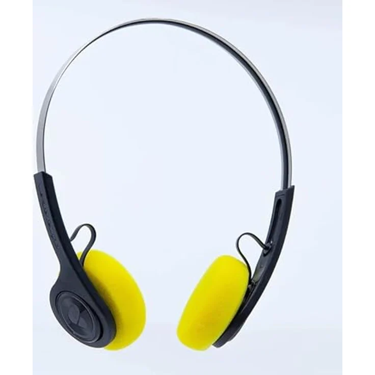 We Are Rewind EQ-001 Wireless Kopfhörer mit 12 Stunden Akkulaufzeit, integriertem Mikrofon und austauschbaren Ohrpolstern. – Bild 8