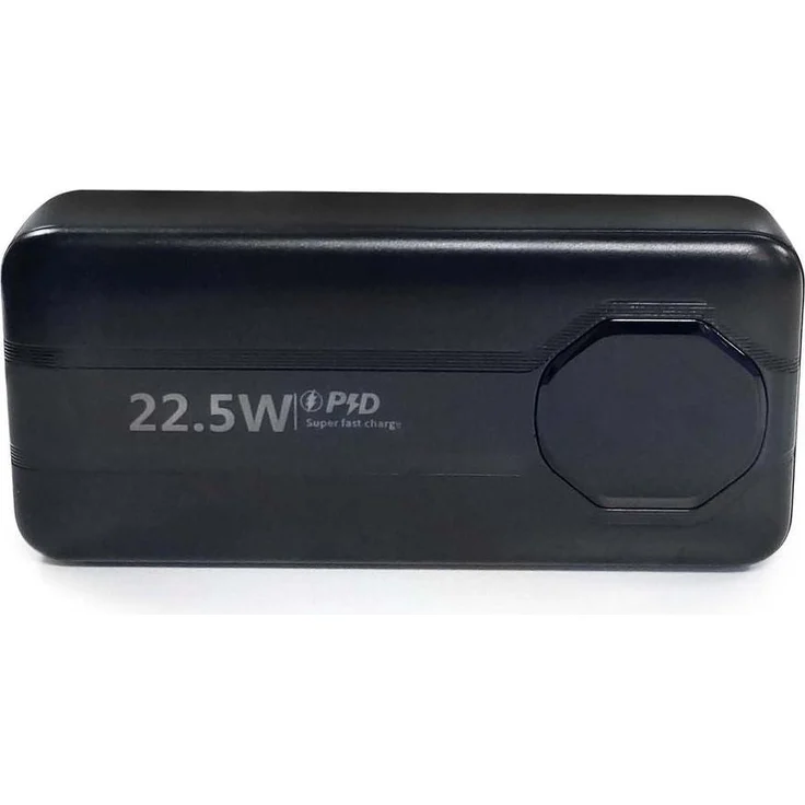 SiGN Powerful Powerbank mit integrierten Kabeln, 20000mAh - Schwarz