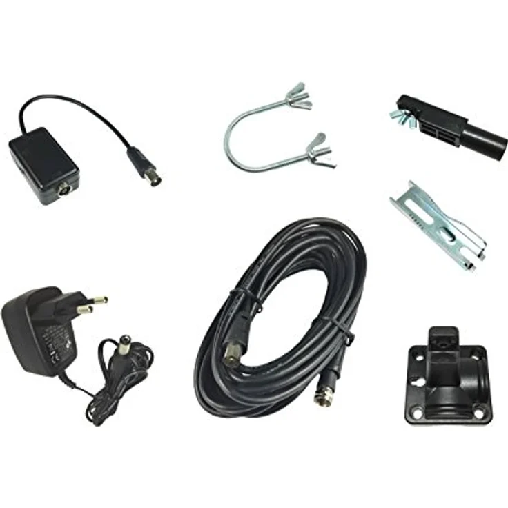Xoro HAN 600 DVB-T2 aktive Kombo Antenne mit eingebautem Verstärker (LTE Rauschfilter, 3,5m Anschlusskabel, für Außen und Innen) weiß – Bild 4