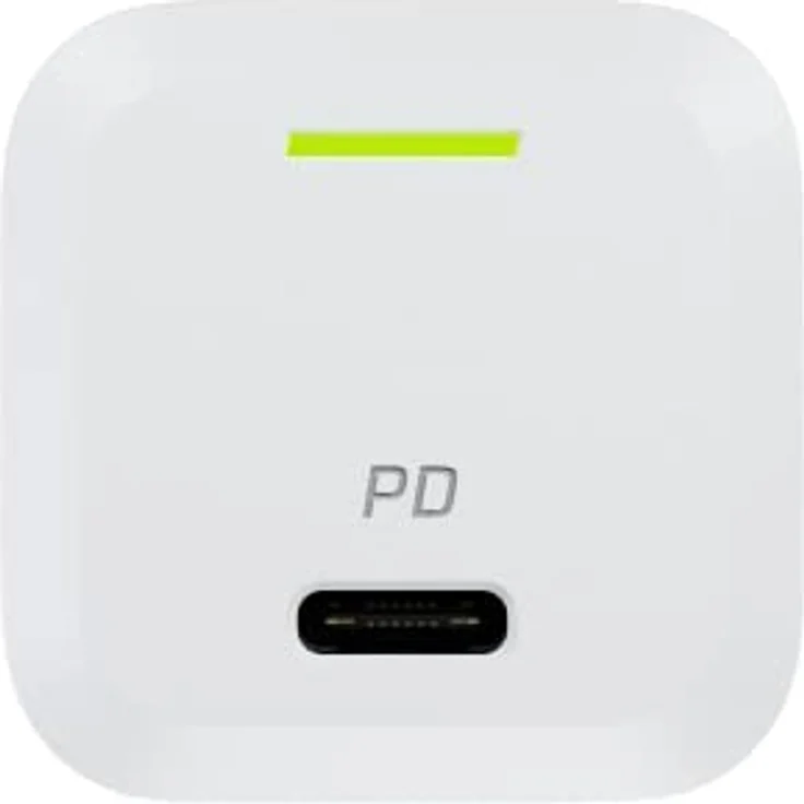 Green Cell Weißes Ladegerät PowerGaN PD 33W mit 1X USB-C PowerDelivery QC 3.0 Netzteil mit GaN Tech, Wandladegerät kompatibel mit PPS, Samsung AFC, für Laptops, MacBook, iPhone, Nintendo Switch – Bild 2