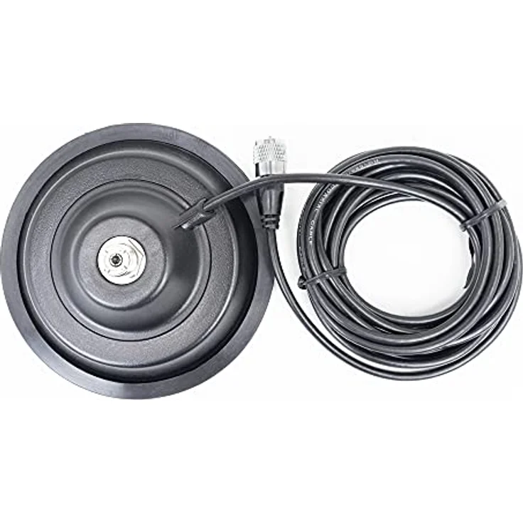 PNI Magnethalterung für CB-Antenne PNI 145 / PL, 145 mm mit 4 m RG58-Kabel und PL259-Stecker, stabiler Magnetfuß für hohe Geschwindigkeiten – Bild 4