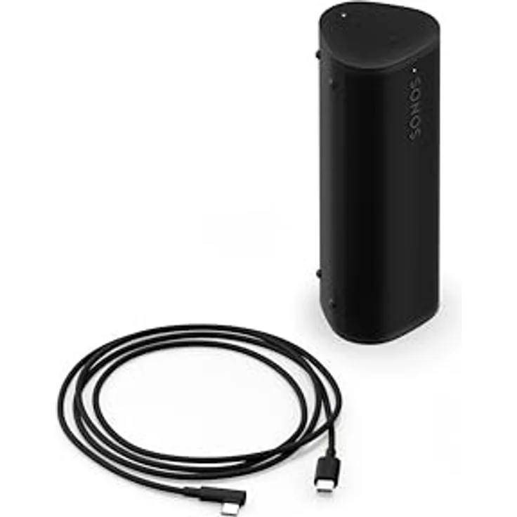 Sonos Roam 2 Extrem kompakter, mobiler WLAN Speaker - Wasserdicht - 10 Stunden Akkulaufzeit - Schwarz – Bild 5