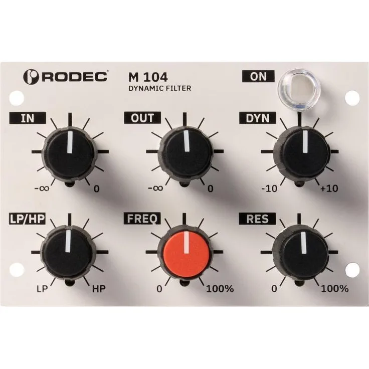 Rodec M-104 Stereo Dynamic Filter, Mischpult mit präziser Signalverarbeitung und vielseitigen Anschlussmöglichkeiten
