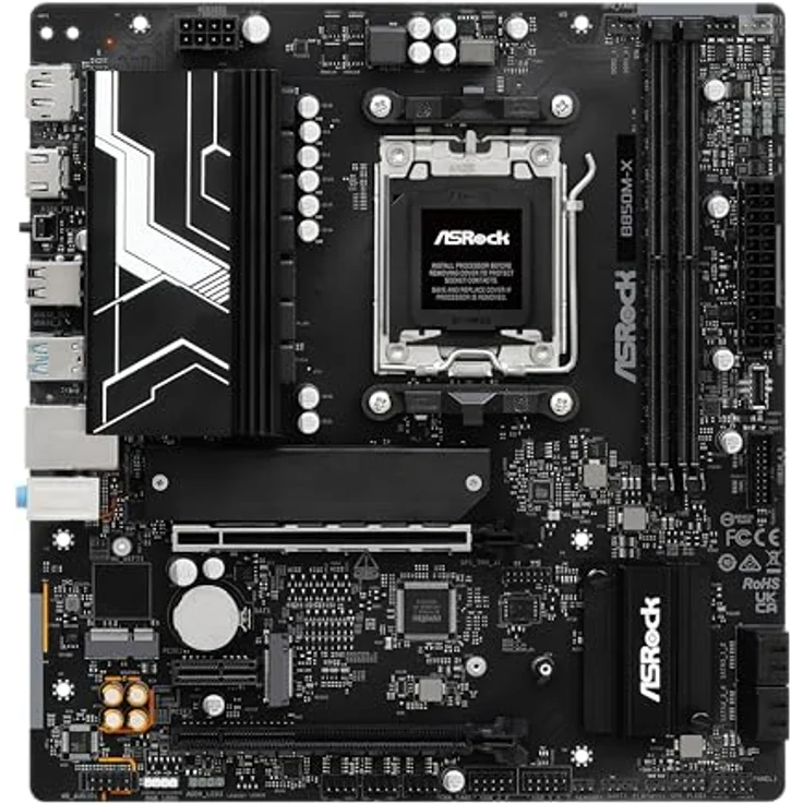 ASRock AMD AM5 B850M-X Mainboard, Robust und von idealer Qualität – Bild 2