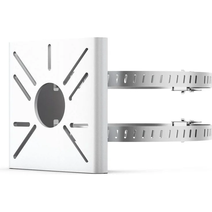 TP-Link Vigi Pole Mounting Bracket, robuste Halterung für Bullet- und PT-Vigi-Kameras, wetterfest IP66, Silber