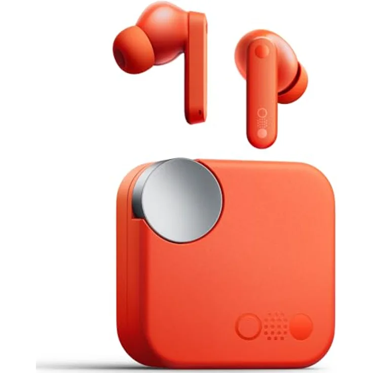 CMF by Nothing Buds – Kabellose Ohrhörer mit 42 dB ANC,Transparenzmodus, Ultra Bass Technologie 2.0, HD-Audio von Dirac, IP54 Staub- und Wasserresistenz und Dual-Geräteverbindung - Orange