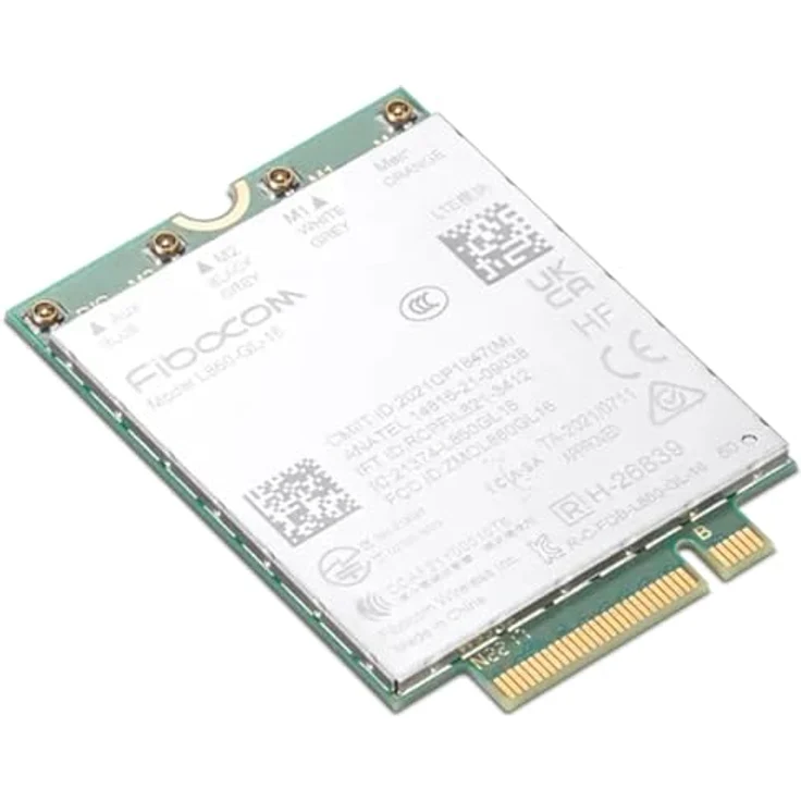 Lenovo ThinkPad Fibocom FM350-GL 5G Sub-6 GHz M.2 WWAN Module for X1 Carbon Gen 11 (M.2 Key M), Netzwerkkarte, Grün – Bild 2