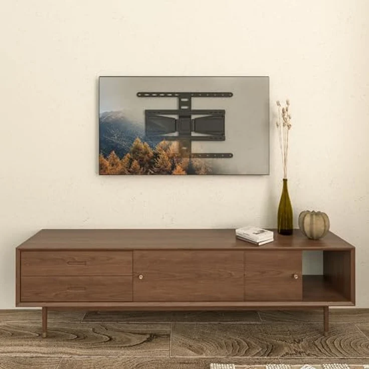 Kruger&Matz KM1307, TV-Wandhalterung für 37-75" bis 50kg, Ultra Slim, VESA-kompatibel, neigbar+3°/-3° – Bild 17
