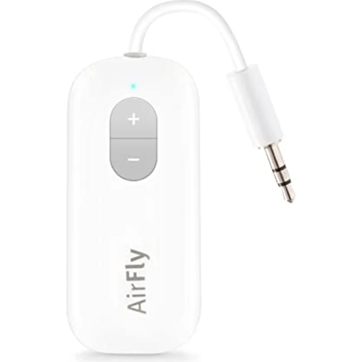 Twelve South AirFly SE | Bluetooth Wireless Transmitter / Adapter für AirPods / Kabellose oder geräuschunterdrückende Kopfhörer; Verwendung in Flugzeugen und Fitnessstudios, 20+ Stunden Akkulaufzeit – Bild 1