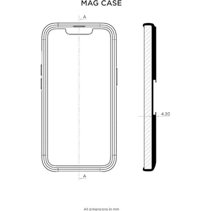 Quad Lock MAG Hülle für iPhone 12 / 12 Pro, Schwarz, mit Twist-and-Lock-Verriegelung und MagSafe-Unterstützung – Bild 3