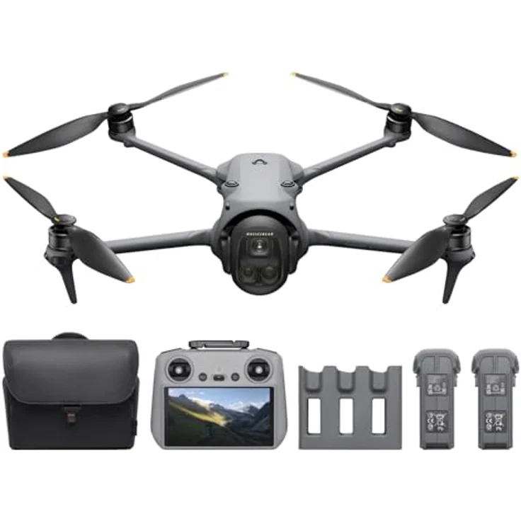 DJI Mavic 4 Pro Fly More Combo, Drohne mit 100 MP Hasselblad-Kamera, 30 km Videoübertragung, 51 Min. Flugzeit, DJI RC 2 und Ladestation – Bild 1