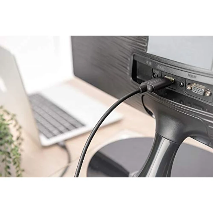 DIGITUS USB 3.2 Gen1 Adapter-Kabel - 1.8 m - USB C (St) zu HDMI Typ A (St) - 5 Gbit/s - Monitorkabel - Schwarz – Bild 2