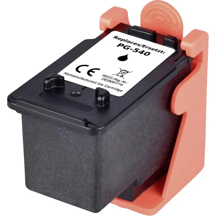 Renkforce Druckerpatrone Kompatibel für Canon PG-540 (5225B005), Schwarz, ISO 9001/ISO 14001 zertifiziert