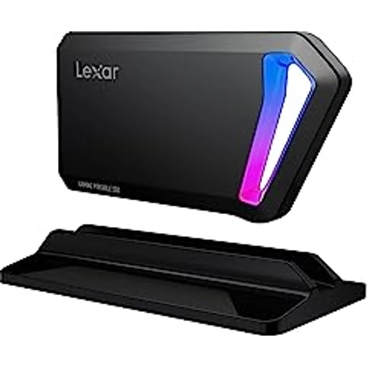 Lexar SL660, Externes Solid-State-Laufwerk, 1 TB, USB3.2 Gen2*2, RGB-LEDs, Aluminiumgehäuse, bis zu 2000 MB/s Lesen – Bild 1