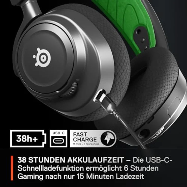 SteelSeries Arctis Nova 7X - Wireless Gaming-Headset mit Multi-System-Kompatibilität - 2,4 GHz- und Bluetooth-Audio - 38 Std – Bild 3