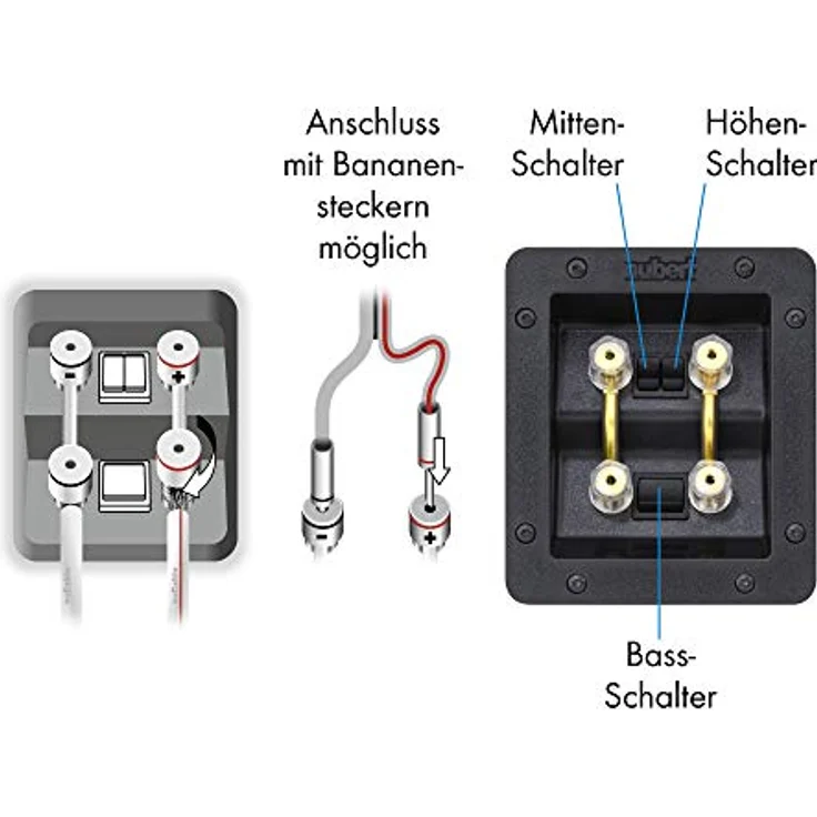 Nubert nuVero 110 | Schwarzes Standlautsprecherpaar | 2 Stück High End Lautsprecher | Lautsprecher für Stereo | HiFi Qualität auf höchstem Niveau | Passive Standboxen mit 3 Wegen Made in Germany – Bild 3