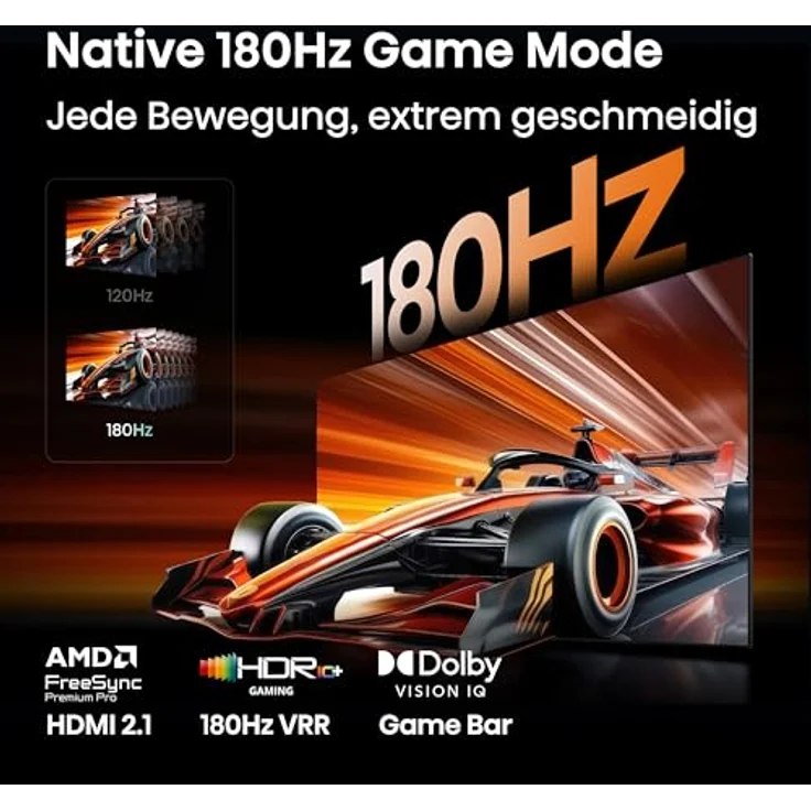 HISENSE 75UR8DS, 75 Zoll RGB MiniLED 4K SMART TV mit UHD Auflösung – Bild 6