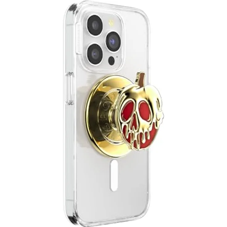 PopSockets PopGrip runder Telefongriff mit MagSafe, Adapterring für Nicht-MagSafe-Hüllen enthalten, kabelloses Laden kompatibel - Poison Apple
