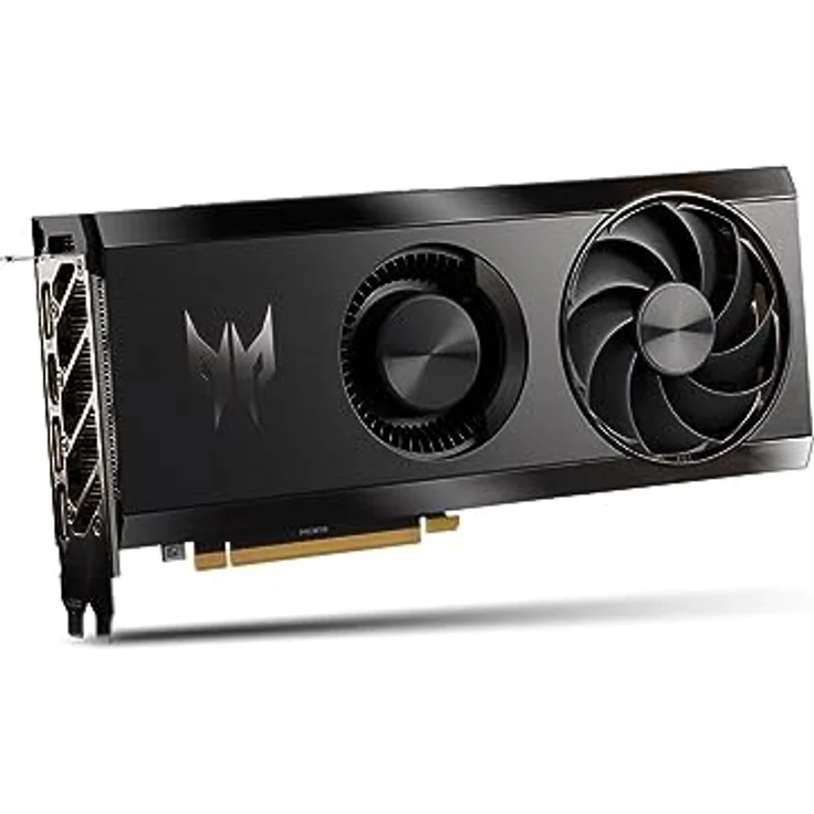 Acer ACER Predator BiFrost AMD Radeon RX 7600 OC 8GB Grafikkarte, Dual Fan Design, Ray Tracing, 8 GB GDDR6, Schwarz – Bild 3