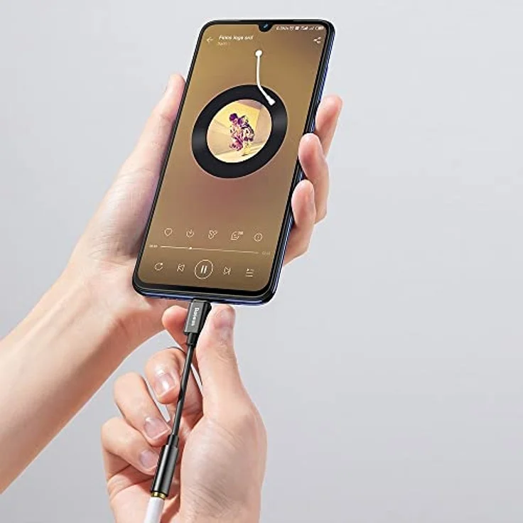 Baseus L54 USB-C Adapter 3,5 mm Female Dac 24 Bit 48 kHz Preto (Catl54-01) – Bild 5