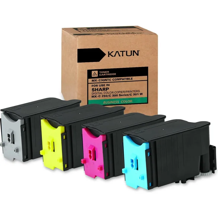 Katun Tonerpatrone Business Colour, Schwarz, kompatibel mit OEM, einfache Installation, Box