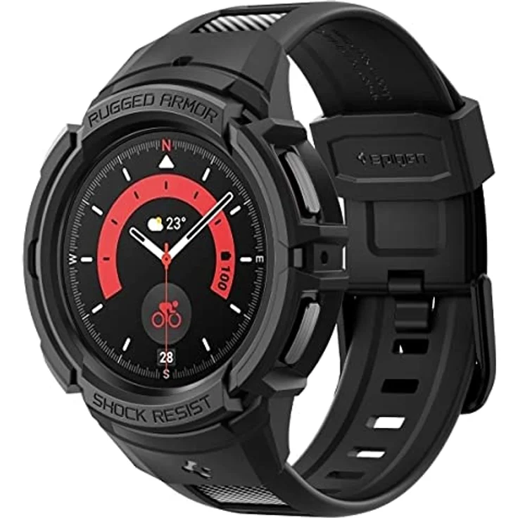 Spigen RUGGED ARMOR PRO Watch -UHR 5 PRO (45 MM) SCHWARZ – Bild 2