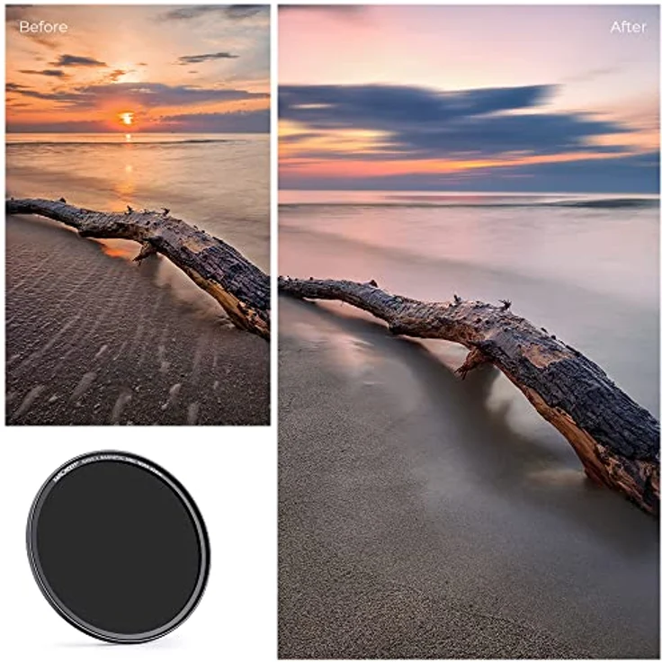 K&F Concept Nano X-Serie Magnetic ND Filter Graufilter ND64 (6 Blendenstufen) Magnetisches Schnellwechselsystem mit Objektivadapter-52mm – Bild 3