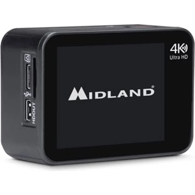 Midland H5 PRO Ultra HD 4k Action Kamera, WiFi, 2" LC Display, Akku 1050mAh, mit Diverse Halterungen – Bild 5