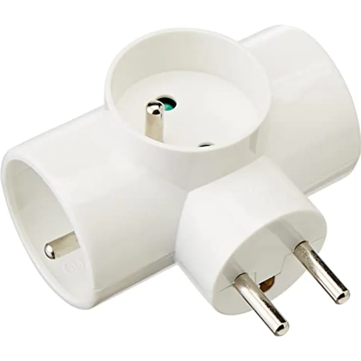 Debflex 714410 Triplite Steckdosenleiste, 2P T 16 A, Weiß