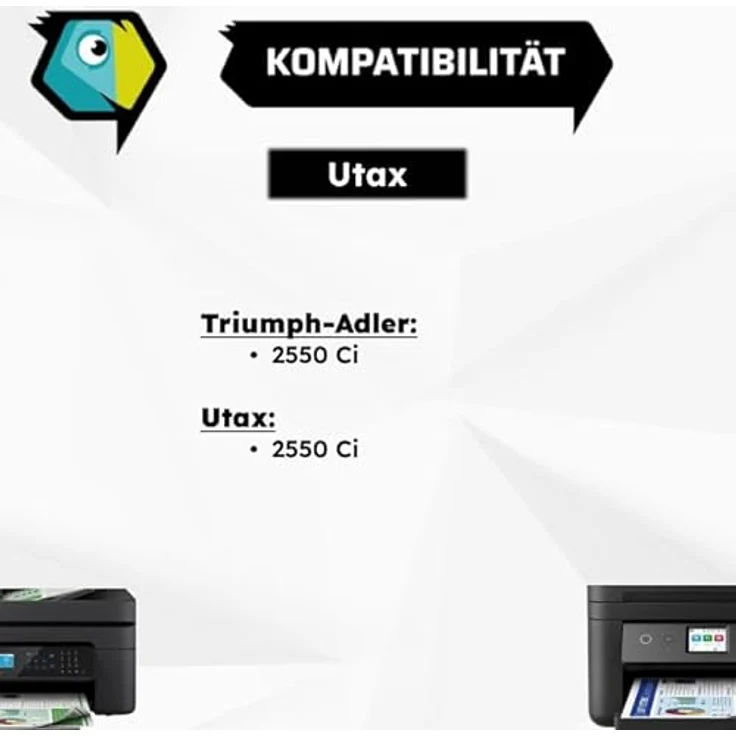 Inkadoo Toner für Utax 662510016, Schwarz, 2550 Ci, ca. 6000 Seiten, kompatibel, 3 Jahre Garantie – Bild 2