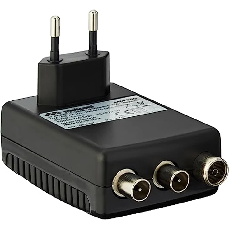 Meliconi AMP200, TV-Antennenverstärker, Digitaler 2-Wege-Signalverstärker mit 220V Direktstromversorgung und LTE-Filter – Bild 4