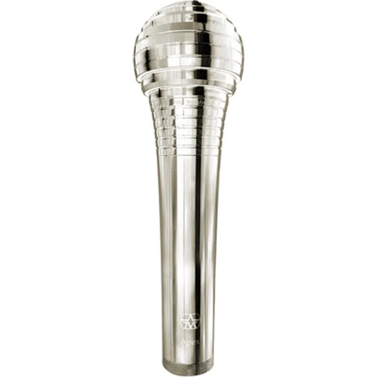 Aston Microphones Apex Glass, Dynamisches Mikrofon mit Dual Voicing und Class-A Mikrofonvorverstärker, chrom glänzend