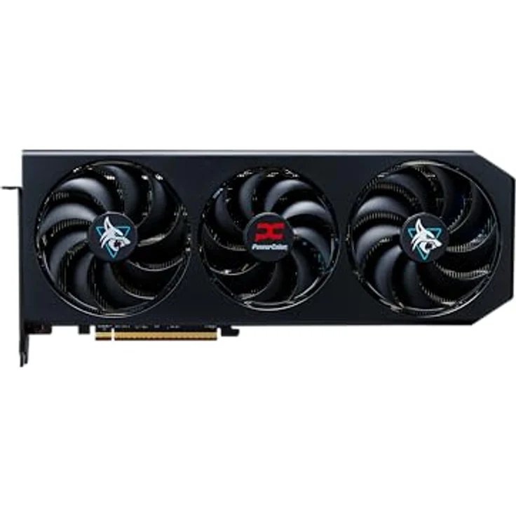 PowerColor Hellhound AMD Radeon RX 9070 16GB GDDR6 Grafikkarte mit HDMI 2.1 und DisplayPort 2.1 – Bild 2