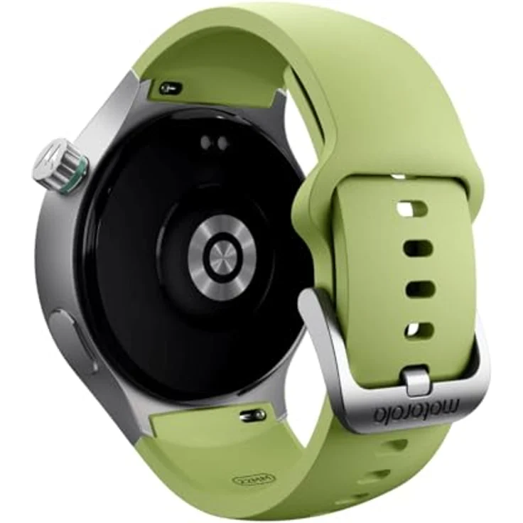 Motorola Watch 2, Smartwatch mit 47 mm Edelstahlrahmen, Dual-Frequenz-GPS, silber, bis zu 13 Tage Akkulaufzeit – Bild 5