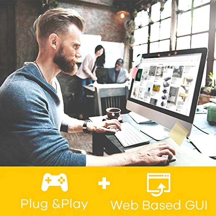 ZyXEL GS1200-8-EU0101F 8 Port ''GB'' Web/Smart ''MG'' Switch Silber – Bild 4