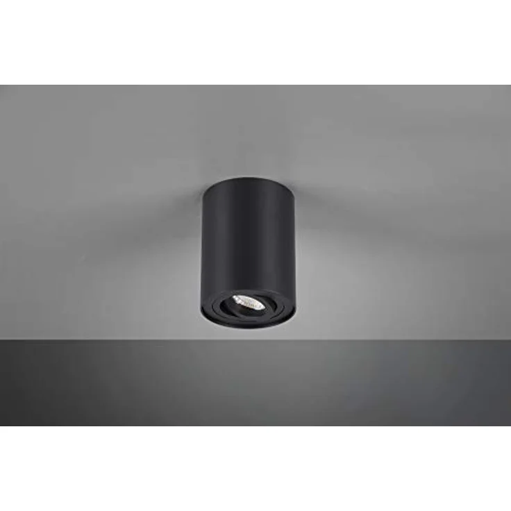 Trio Leuchten Deckenleuchte Cookie 612900132, Metall Schwarz matt, schwenkbar – Bild 3