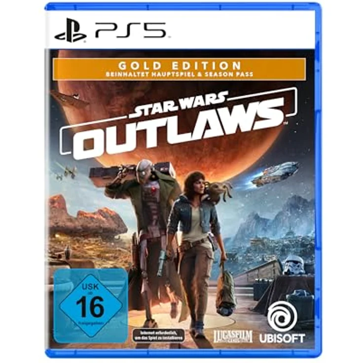 Ubisoft Star Wars Outlaws - Gold Edition (inkl. Season Pass und früheren Zugang) - Open-World PS5-Spiel – Bild 1