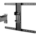 myWall TV Wandhalterung Vollbeweglicher Wandhalter für Flachbildschirme, Schwarz, mit Präzisionsgelenken und integriertem Kabelmanagement