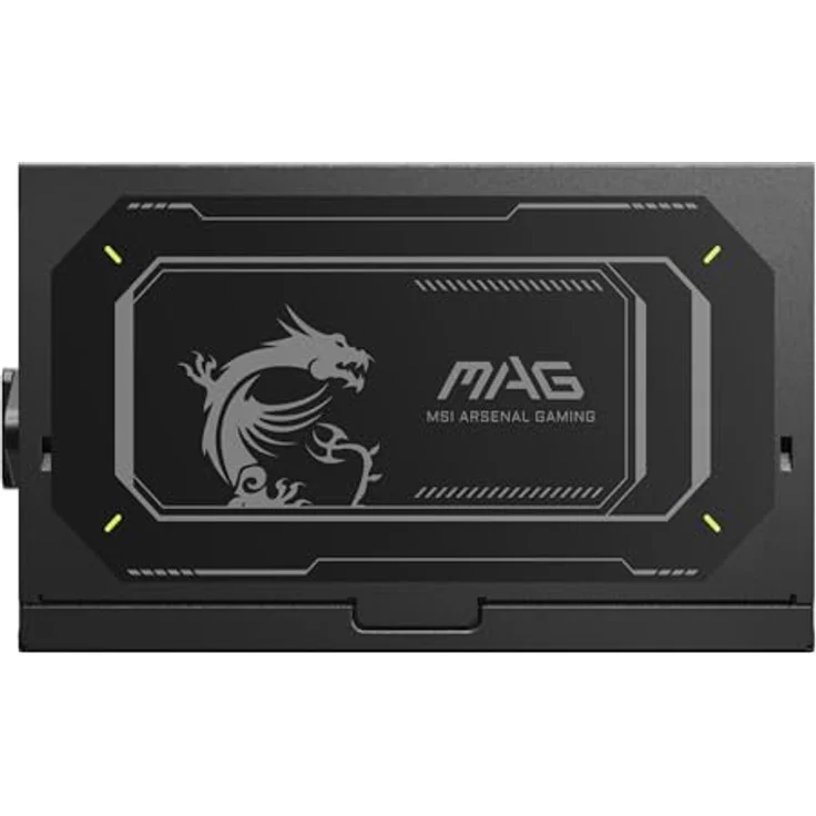 MSI MAG A750GL PCIE5 II, 750 W PC-Netzteil, 80 PLUS Gold, vollmodular, aktive Kühlung, Schwarz – Bild 7